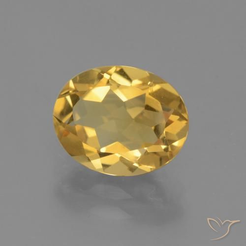 Citrino Dourado Médio-claro Natural 2.24ct, oval, VVS