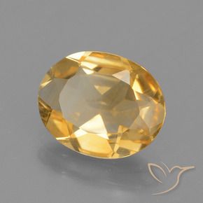 Citrino Laranja Dourado Profundo Natural 1.82ct, oval, VS