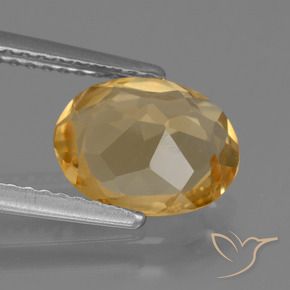 Citrino Dourado Médio-escuro Natural 1.59ct, oval, VS
