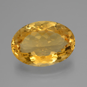 Citrino dourado natural 14,40ct, corte oval, VVS