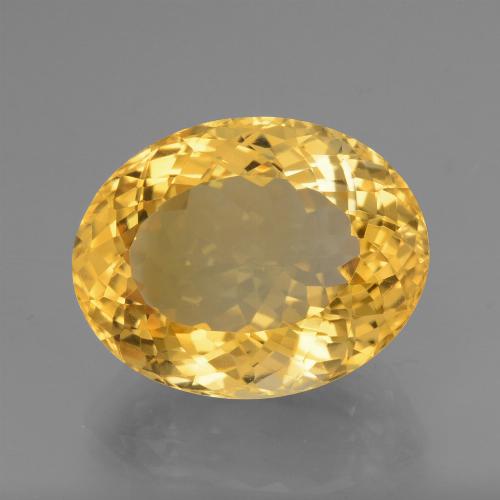 Citrino dourado natural 16,78ct, corte oval, VVS