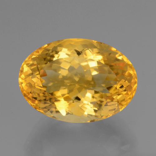 Citrino Laranja Dourada Natural 18.27ct, Corte Oval, VVS