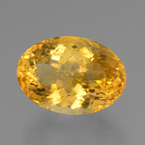 Citrino Laranja Dourada Natural 18.27ct, Corte Oval, VVS