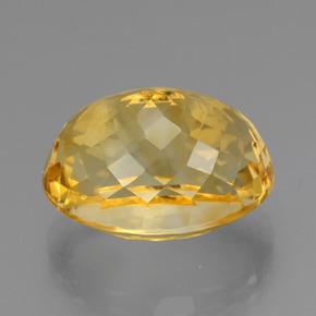Citrino dourado natural 19,49ct, corte oval, VVS-VS