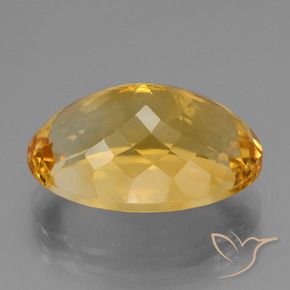 Citrino Dourado Médio-escuro Natural 15.05ct, oval, VVS-VS