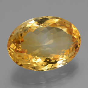 Citrino dourado natural 16,41ct, corte oval, VVS