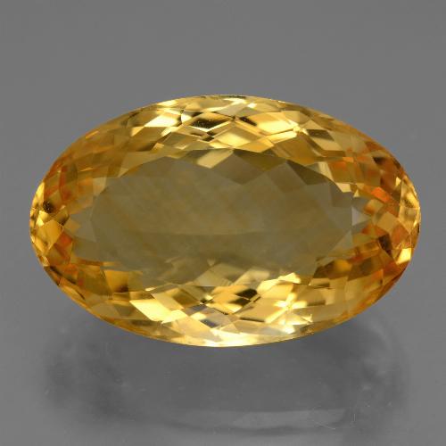 Citrino dourado natural 16,61ct, corte oval, VVS