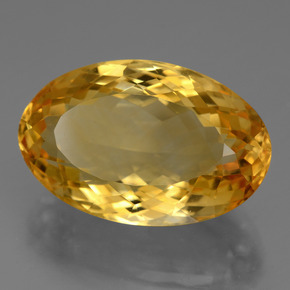 Citrino dourado natural 16,61ct, corte oval, VVS