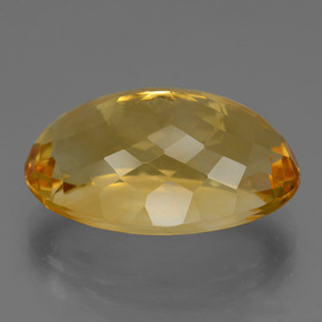 Citrino dourado natural 16,61ct, corte oval, VVS