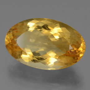 Citrino dourado natural 15,88ct, corte oval, VVS