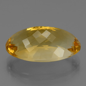 Citrino dourado natural 15,88ct, corte oval, VVS