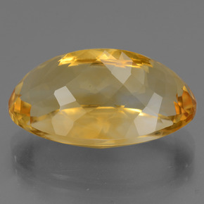 Citrino Laranja Dourado Profundo Natural 14.87ct, Corte Oval, VVS-VS