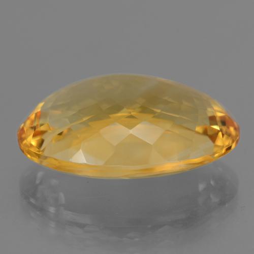 Citrino dourado natural 16,76ct, corte oval, VVS