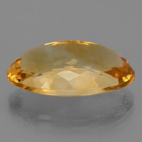 Citrino dourado natural 20,52ct, corte oval, VVS