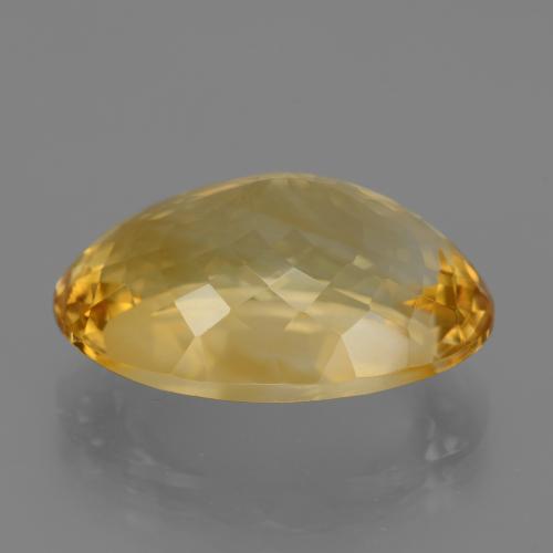 Citrino Laranja Dourado Profundo Natural 20.06ct, Corte Oval, VVS