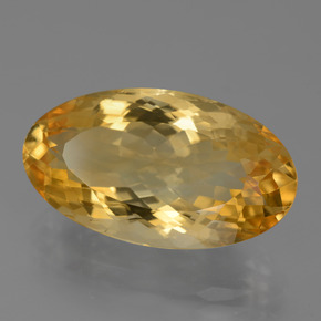 Citrino dourado natural 14,73ct, corte oval, VVS