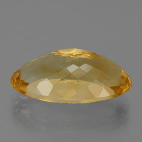 Citrino dourado natural 14,73ct, corte oval, VVS