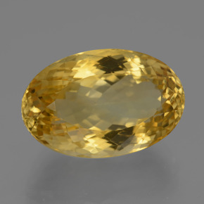 Citrino dourado natural 18,28ct, corte oval, VVS