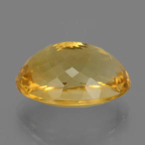 Citrino dourado natural 19,99ct, corte oval, VVS
