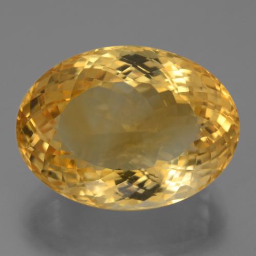 Citrino dourado natural 24,63ct, corte oval, VVS