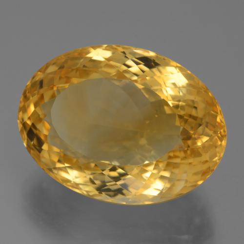 Citrino dourado natural 24,63ct, corte oval, VVS