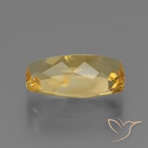 Citrino Dourado Médio-claro Natural 2.82ct, Almofada, VS
