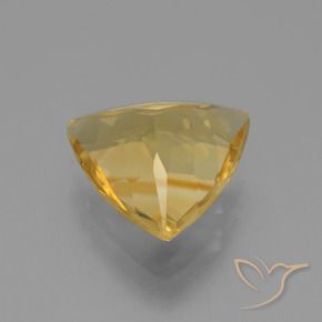 Citrino Dourado Médio-claro Natural 3.69ct, Trilhão, VVS