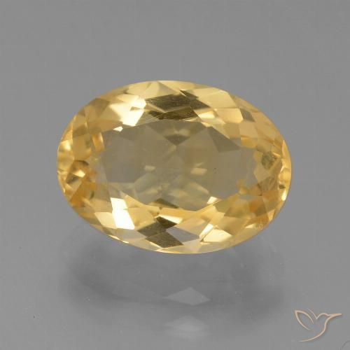 3.80ct Natural Ouro Citrino, oval, VVS-VS