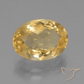 Citrino Ouro Natural 3.80ct, oval, VVS-VS