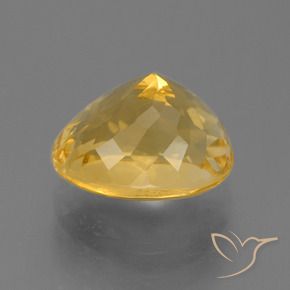 Citrino ouro médio Natural 4.29ct, oval, VS