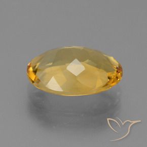 Citrino Laranja Dourado Profundo Natural 3.21ct, oval, VVS