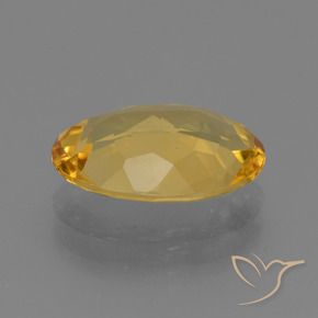 Citrino Laranja Dourado Profundo Natural 3.08ct, oval, VVS