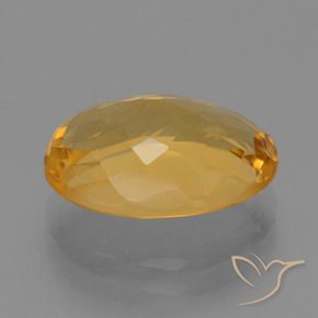 Citrino Laranja Profundo-Ouro Natural 4.91ct, oval, VVS
