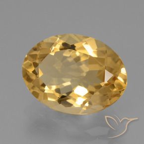 Citrino Laranja claro-dourado Natural 3.63ct, oval, VVS