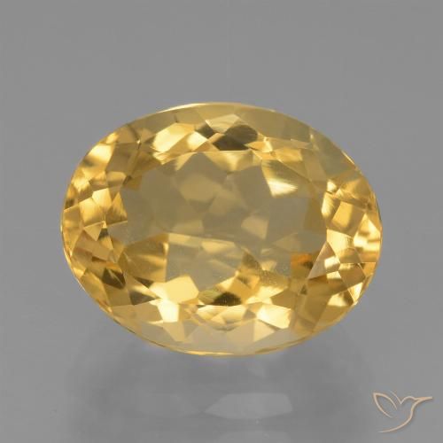 4.21ct Natural ouro médio Citrino, oval, VS