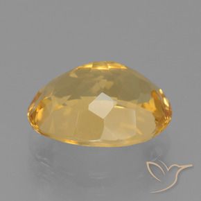 Citrino ouro médio Natural 4.21ct, oval, VS