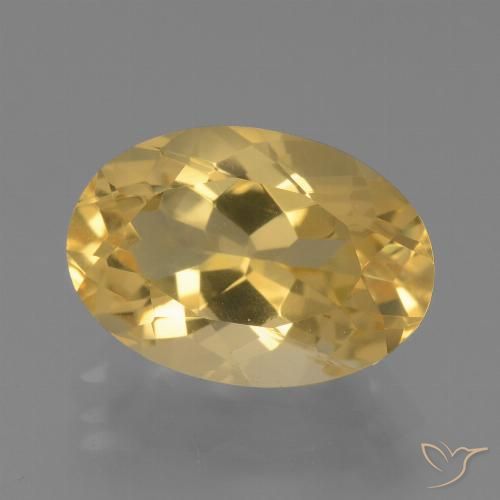 4.46ct Natural ouro médio Citrino, oval, VVS
