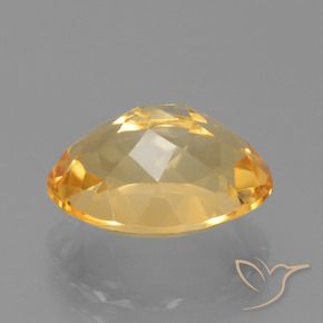 Citrino Laranja claro-dourado Natural 4.26ct, oval, VS