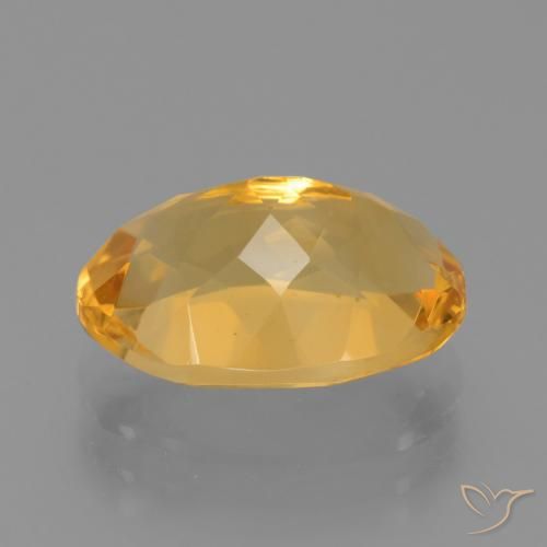 Citrino Laranja-dourado médio-claro Natural 4.10ct, oval, VVS