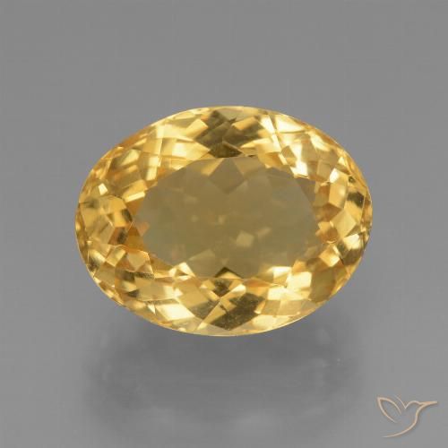 6.03ct Natural Dourado Médio-escuro Citrino, oval, VVS