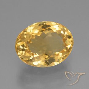 Citrino Dourado Médio-escuro Natural 6.03ct, oval, VVS