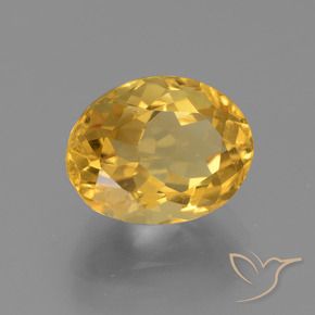 Citrino Ouro Natural 3.13ct, oval, VVS