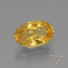 Citrino Laranja Dourado Profundo Natural 2.21ct, oval, VVS