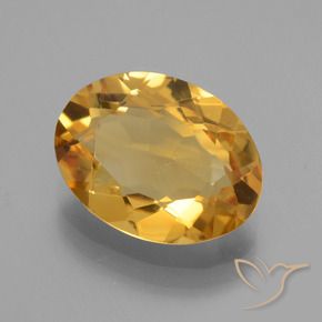 Citrino Dourado Escuro Natural 3.18ct, oval, VVS-VS
