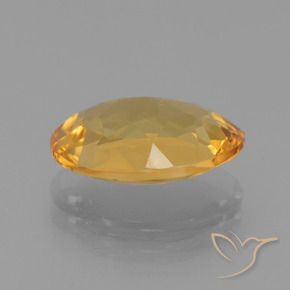 Citrino Dourado Escuro Natural 3.18ct, oval, VVS-VS