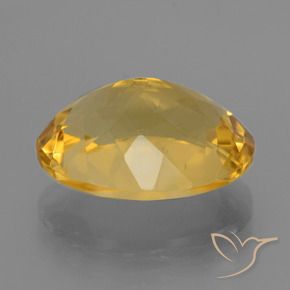 Citrino Dourado Natural 8.13ct, Corte Oval, VVS-VS
