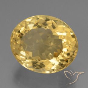 Citrino Ouro Natural 7.40ct, oval, VVS
