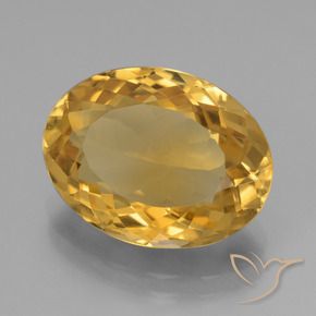 Citrino Dourado Escuro Natural 6.40ct, oval, VS