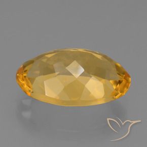 Citrino Laranja Dourado Profundo Natural 6.22ct, oval, VVS