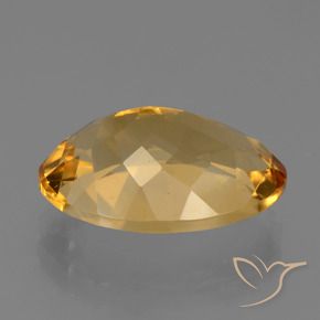 Citrino Dourado Médio-escuro Natural 6.30ct, oval, VVS